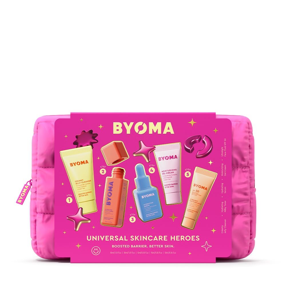 BYOMA Universal Skincare Heroes Review: A Comprehensive 5-Piece Kit for Skin Barrier Repair
