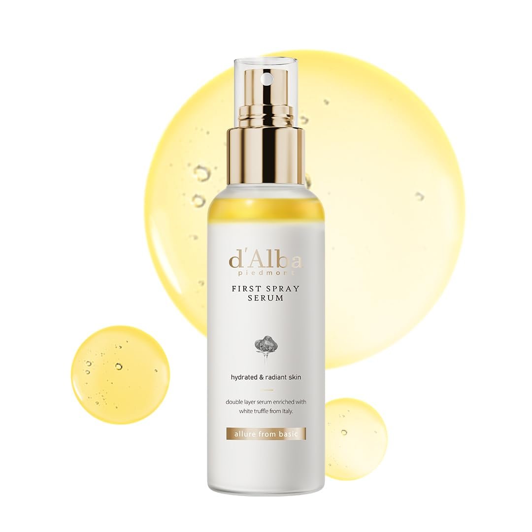 d’alba Piedmont Italian White Truffle First Spray Serum: A Vegan Solution for Radiant, Moisturized Skin