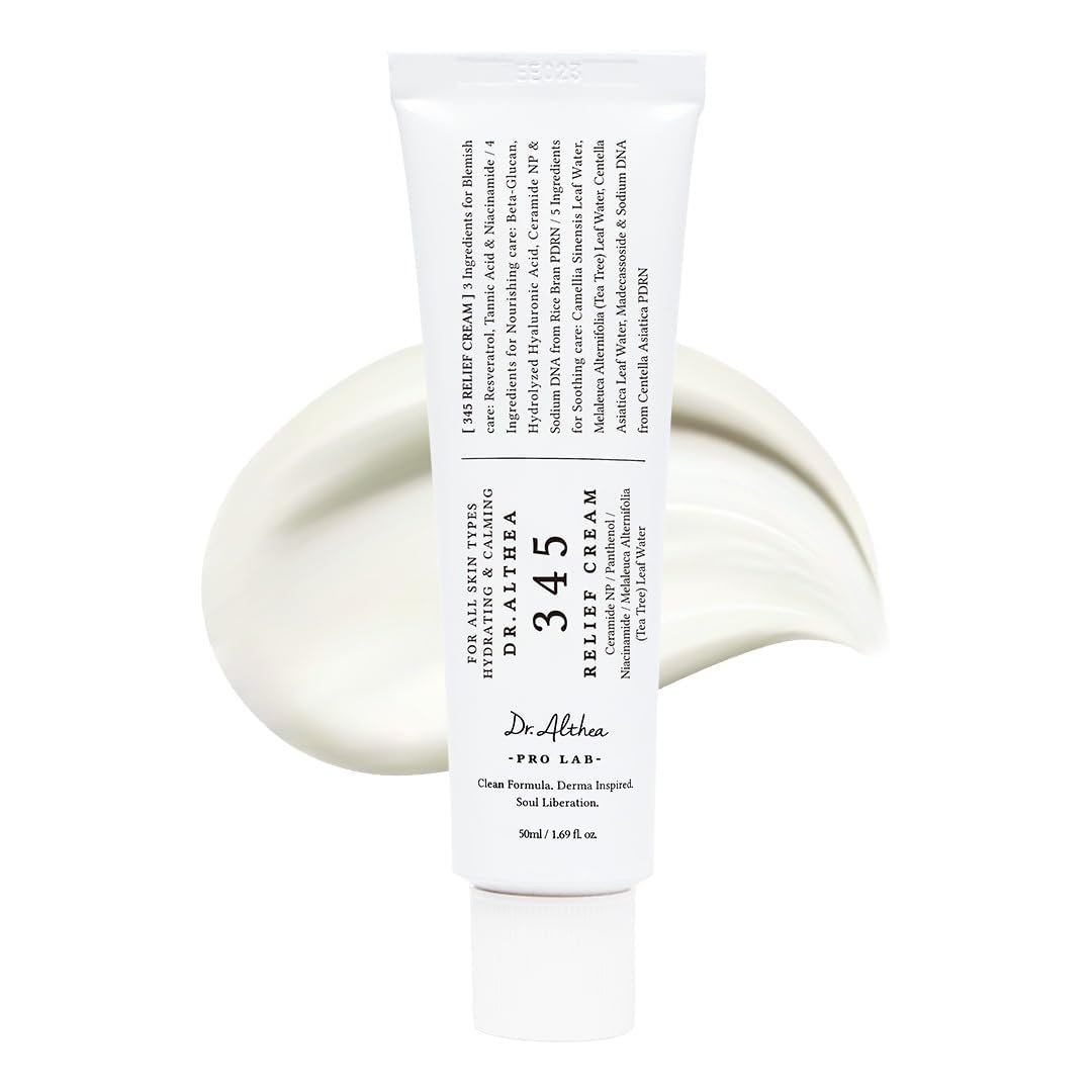 Dr.Althea 345 Relief Cream Review: The Ultimate Korean Moisturizer for Blemish Care & Soothing Recovery