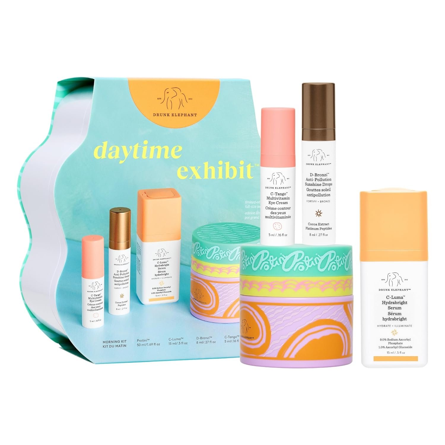 Explore the Hydration and Radiance of Drunk Elephant’s Daytime Exhibit Holiday Gift Set