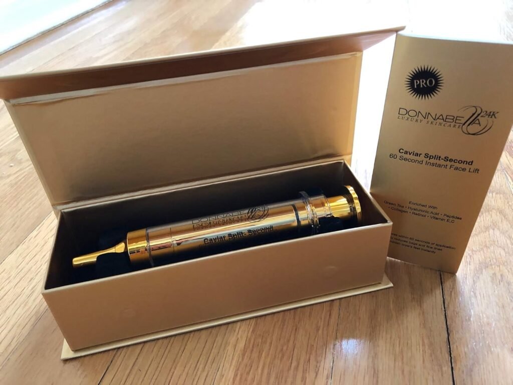 In-Depth Review of DONNABELLA 24K Caviar Split-Second Face Lift: An Analysis of Its Anti-Aging Benefits