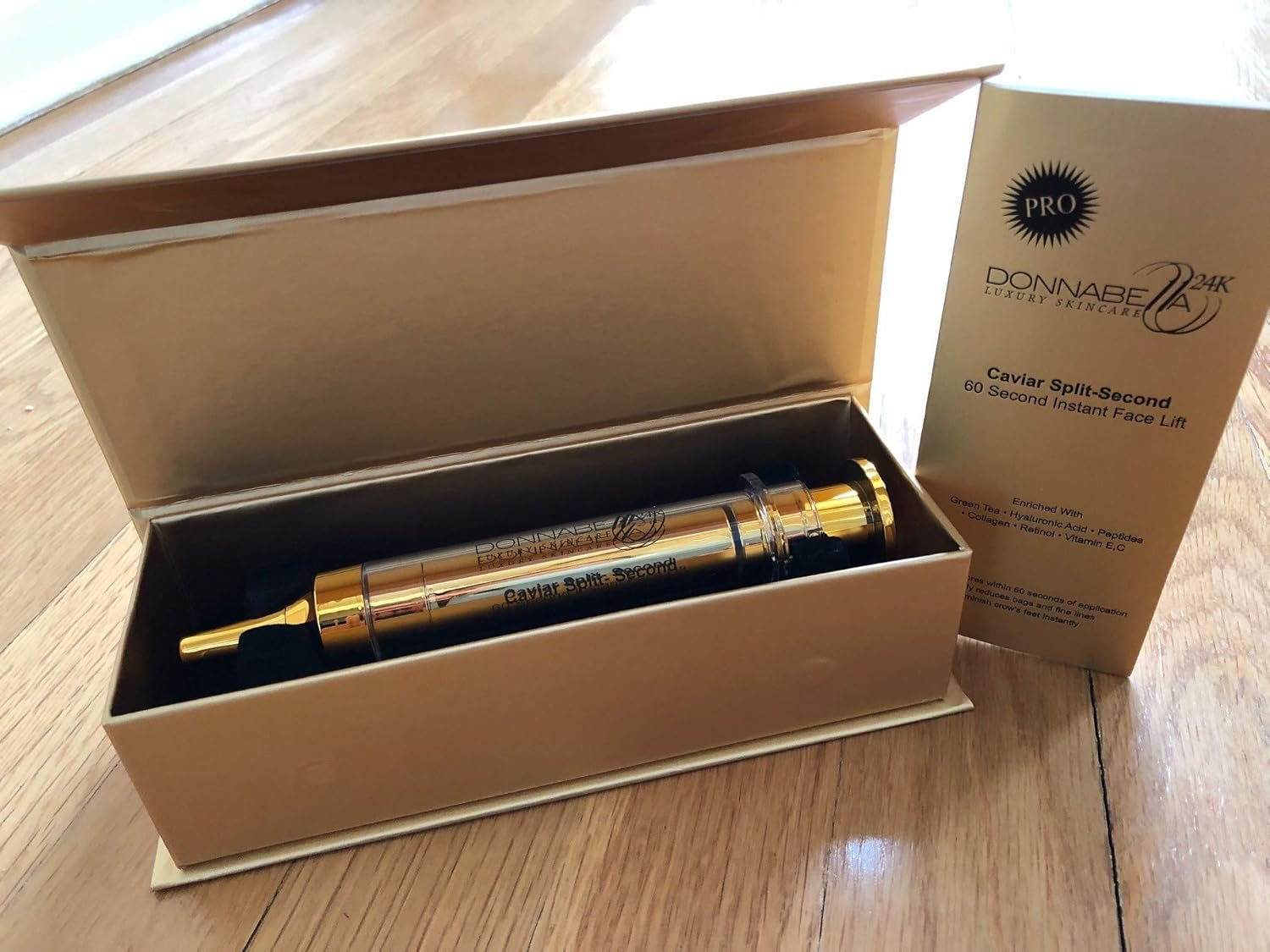 In-Depth Review of DONNABELLA 24K Caviar Split-Second Face Lift: An Analysis of Its Anti-Aging Benefits