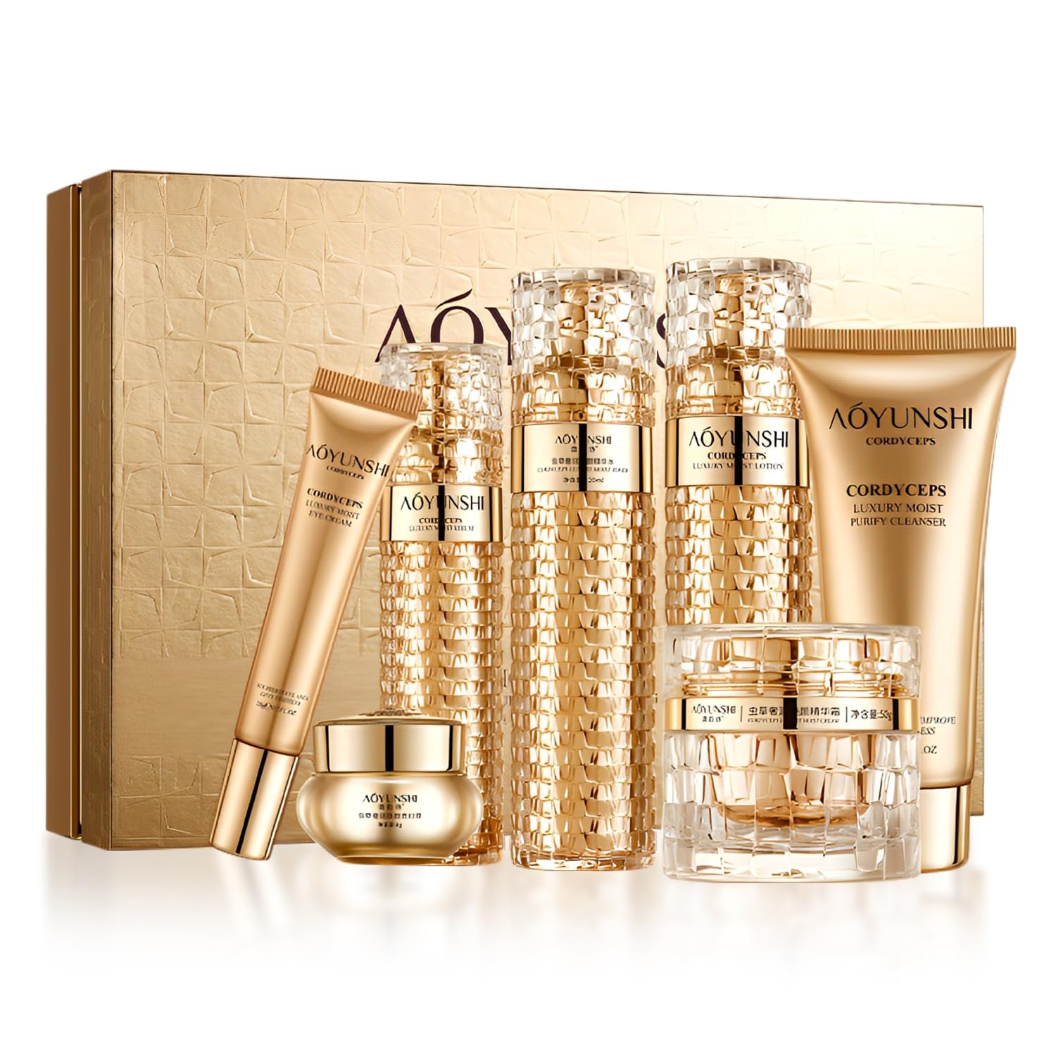 Review of the Luxurious Hydrating Skincare Gift Set with Cordyceps Extract: A Comprehensive Look at Its Key Components