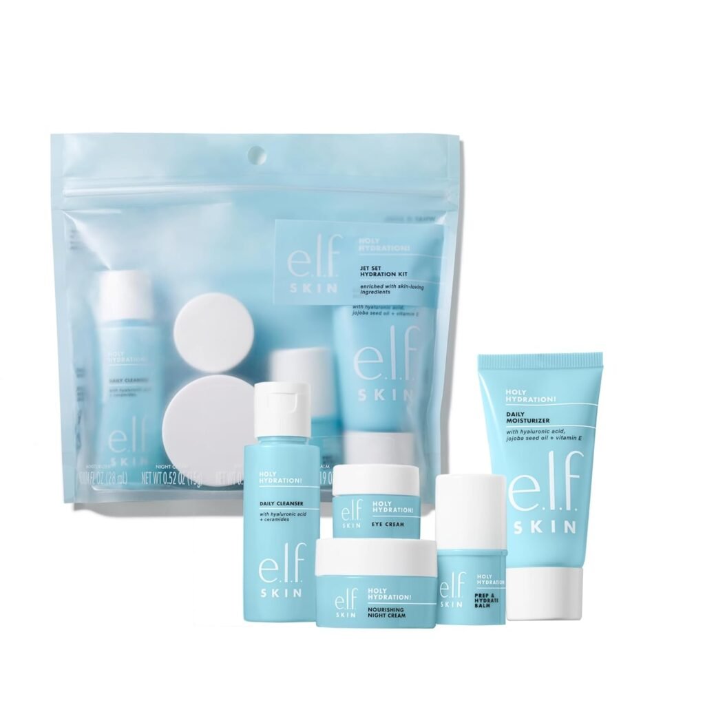 Reviewing the e.l.f. SKIN Holy Hydration! Jet Set Hydration Kit: A Comprehensive Guide to Travel-Friendly Skincare