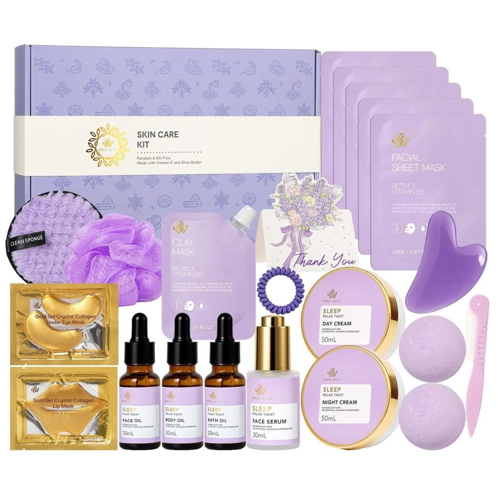 23 Pcs Valentine's Day Gifts for Women: A Comprehensive Review of the Lavender Facial Skin Care Set for Luxury Self-Care