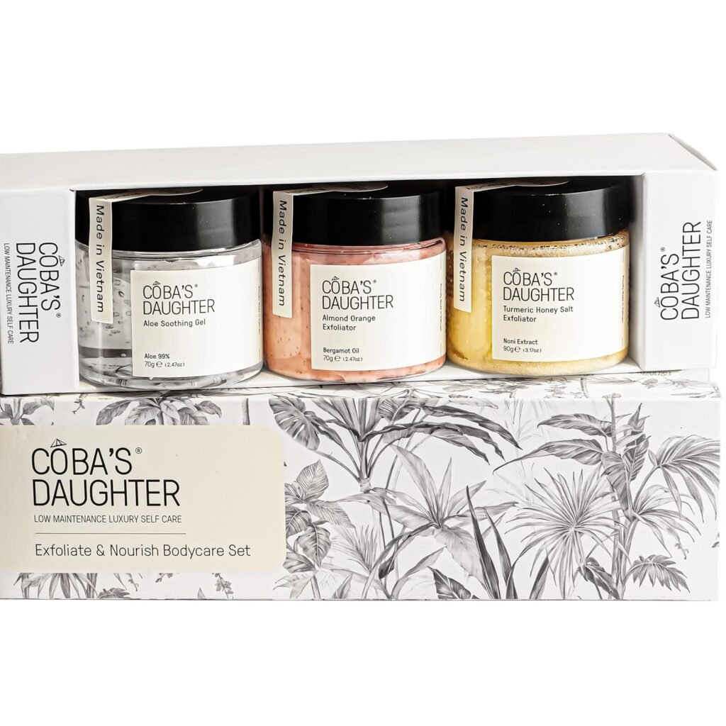 COBA'S DAUGHTER Luxury Spa Gift Set Review: A Mini Body Scrub Trio for Ultimate Self-Care