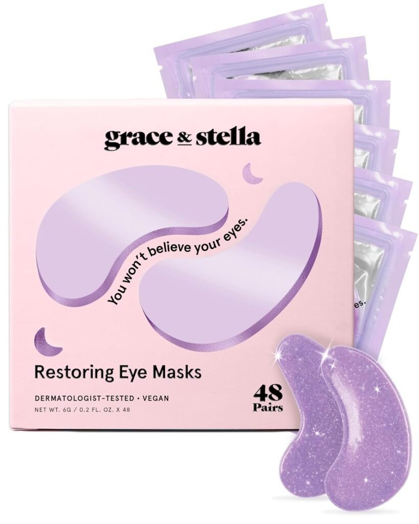 Grace & Stella Retinol Under Eye Patches: A Review of Their Efficacy for Puffy Eyes and Dark Circles