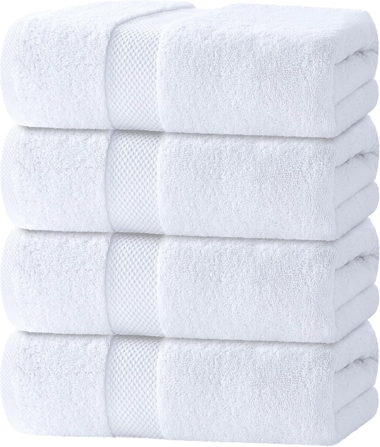 In-Depth Review of White Classic Luxury Bath Towels: Turkish Cotton Softness and Absorbency for a Spa-Like Experience