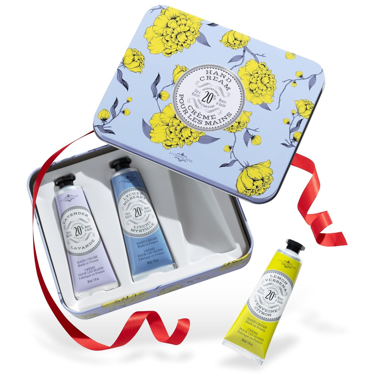 La Chatelaine French Hand Cream Trio: A Luxurious Gift Set for Hydrated Hands
