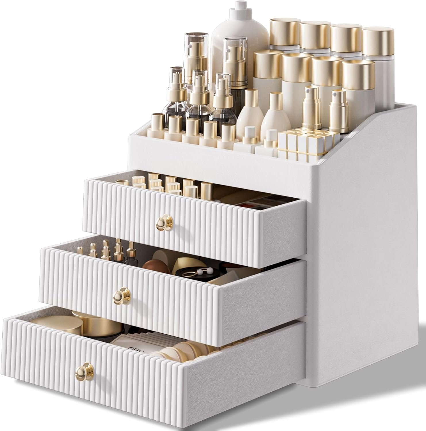LADSTAG Vanity Organizers: A Functional Luxury Skincare Organizer for Elegant Spaces