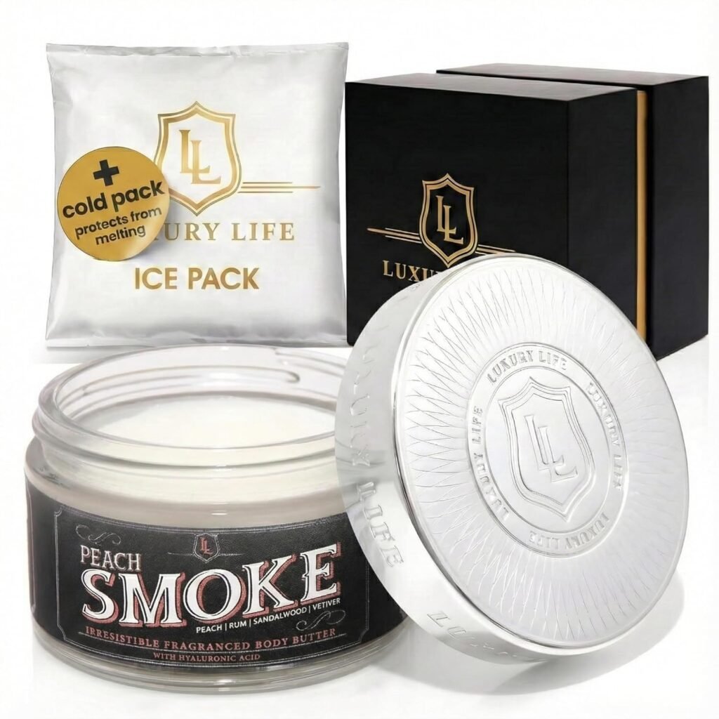 LUXURY LIFE BUTTER Review: Hydrating Body Butter with Irresistible Peach Smoke Scent