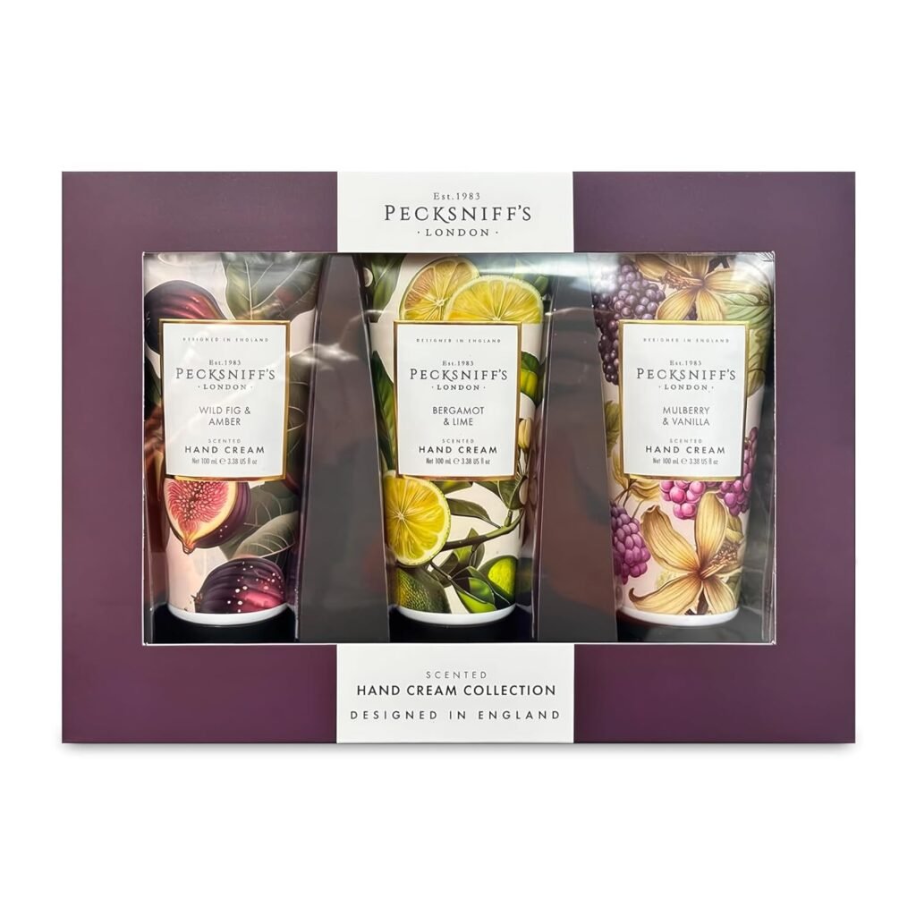 Pecksniff's Luxury Hand Cream: A Thoughtful Gift Set for Hydration and Scent Variety