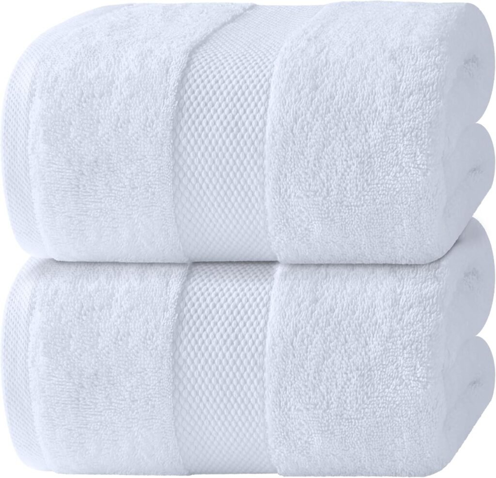 Review of White Classic Luxury Bath Sheets: Premium Turkish Cotton Towels for Everyday Use