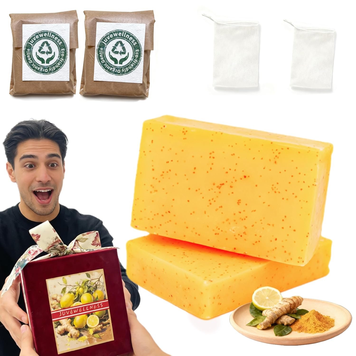 Reviewing the Natural Turmeric & Lemon Soap: A Handmade Solution for Even Skin Tone and Acne-Prone Care