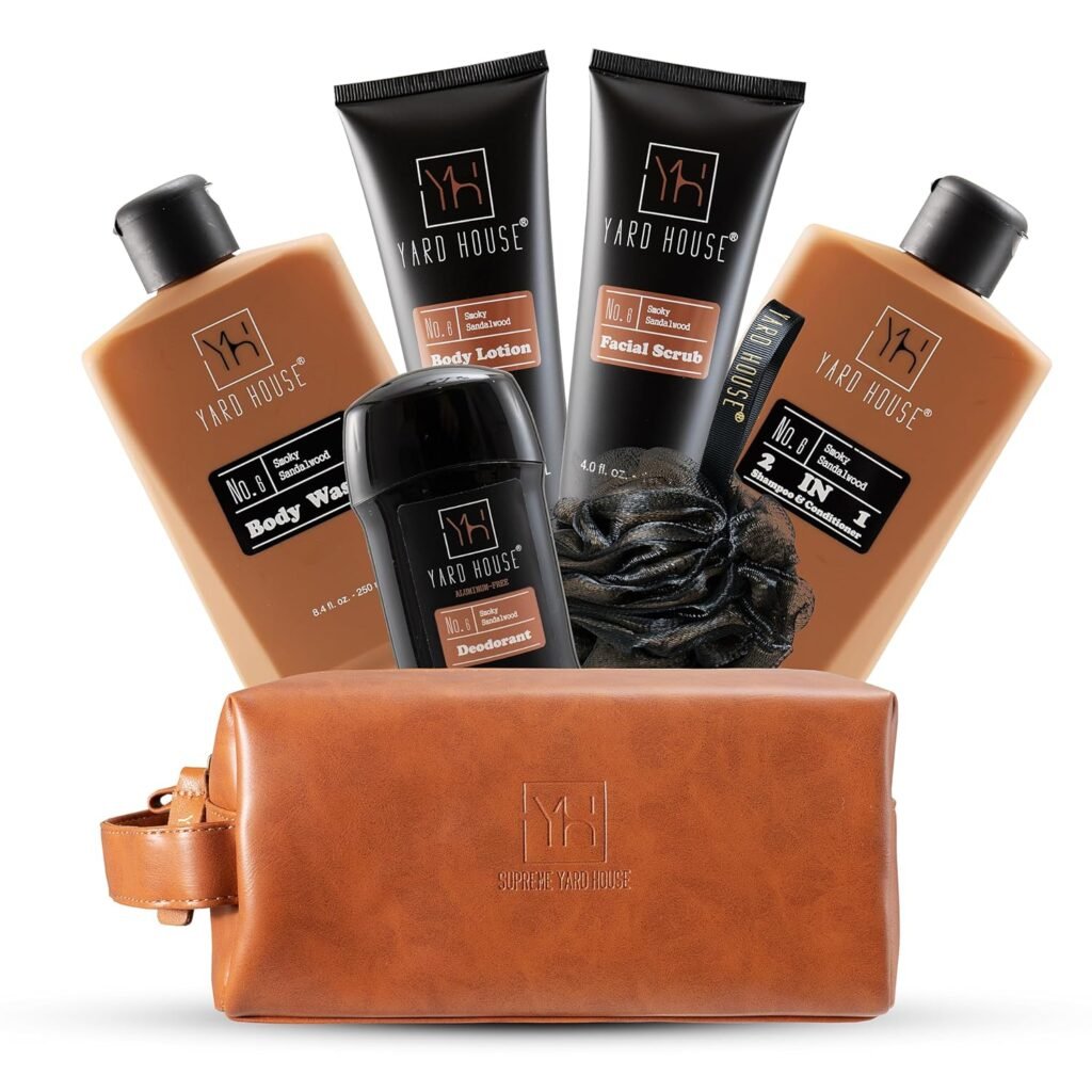 YARD HOUSE Luxury Men's Bath and Body Gift Set: A Natural Skincare Essential for Him
