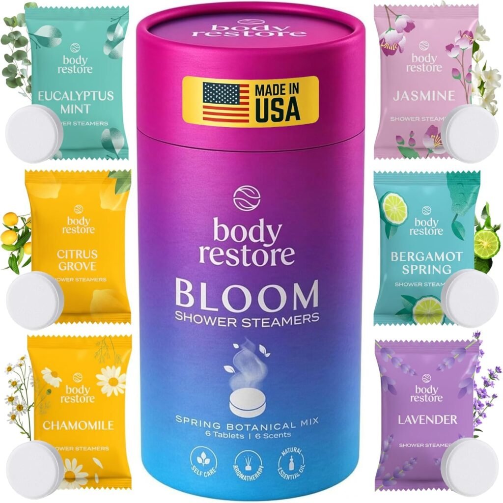 Body Restore Bath Bombs Aromatherapy 6 Pack: A Thoughtful Gift for Stress Relief and Relaxation
