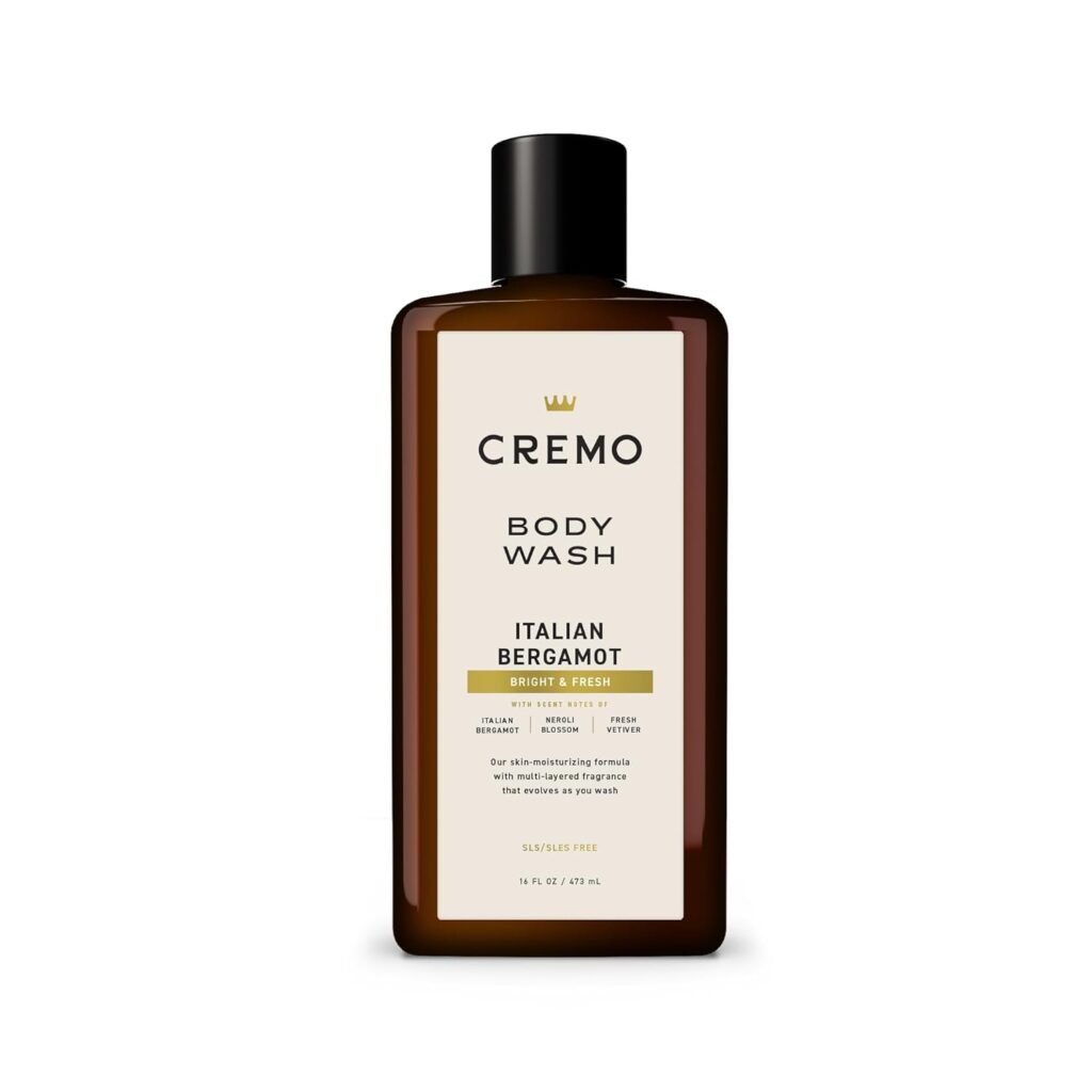 Cremo Body Wash for Men: A Refreshing Blend of Italian Bergamot and Neroli Blossom