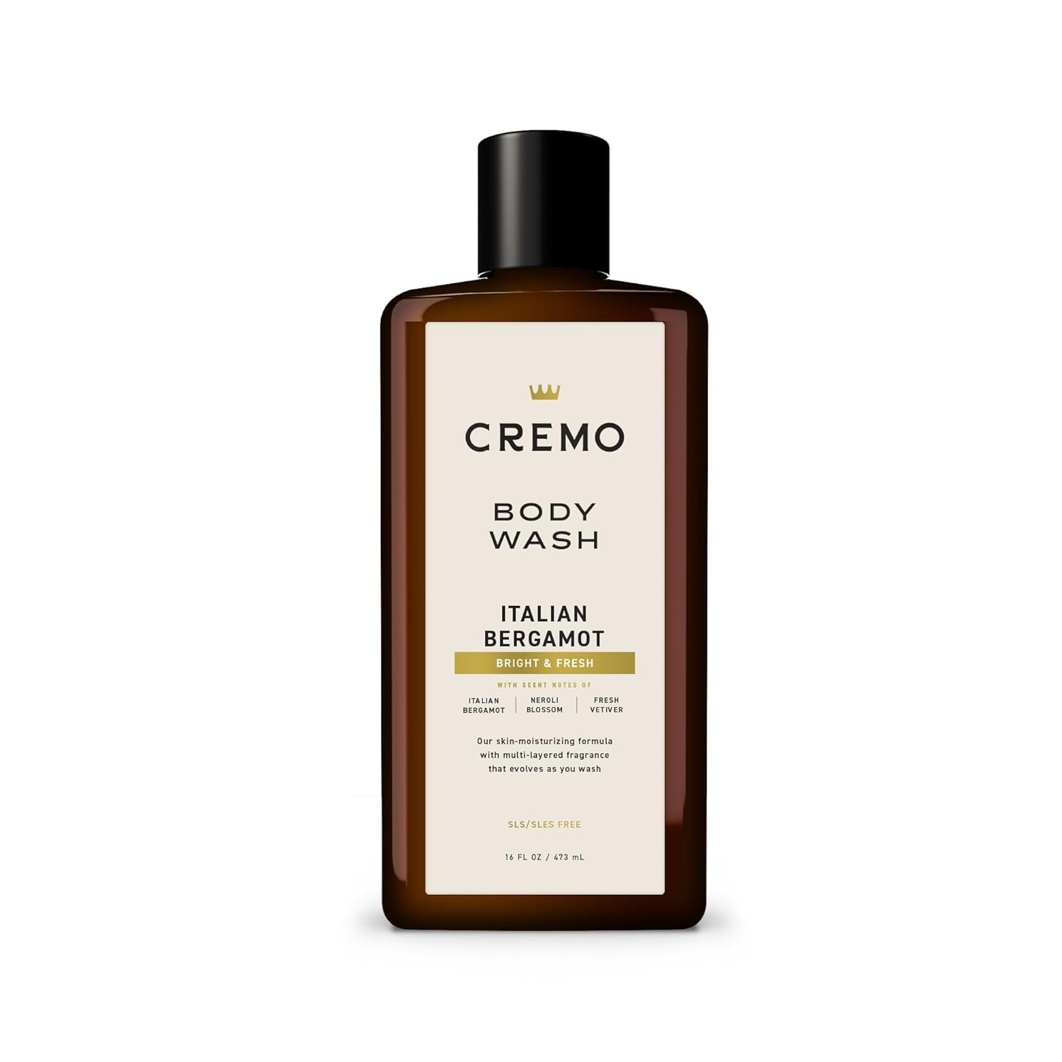 Cremo Body Wash for Men: A Refreshing Blend of Italian Bergamot and Neroli Blossom