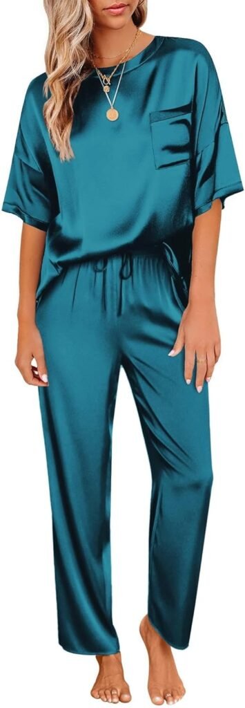 Ekouaer Women's Satin Silky Pajama Set: A Comfortable and Stylish Loungewear Option