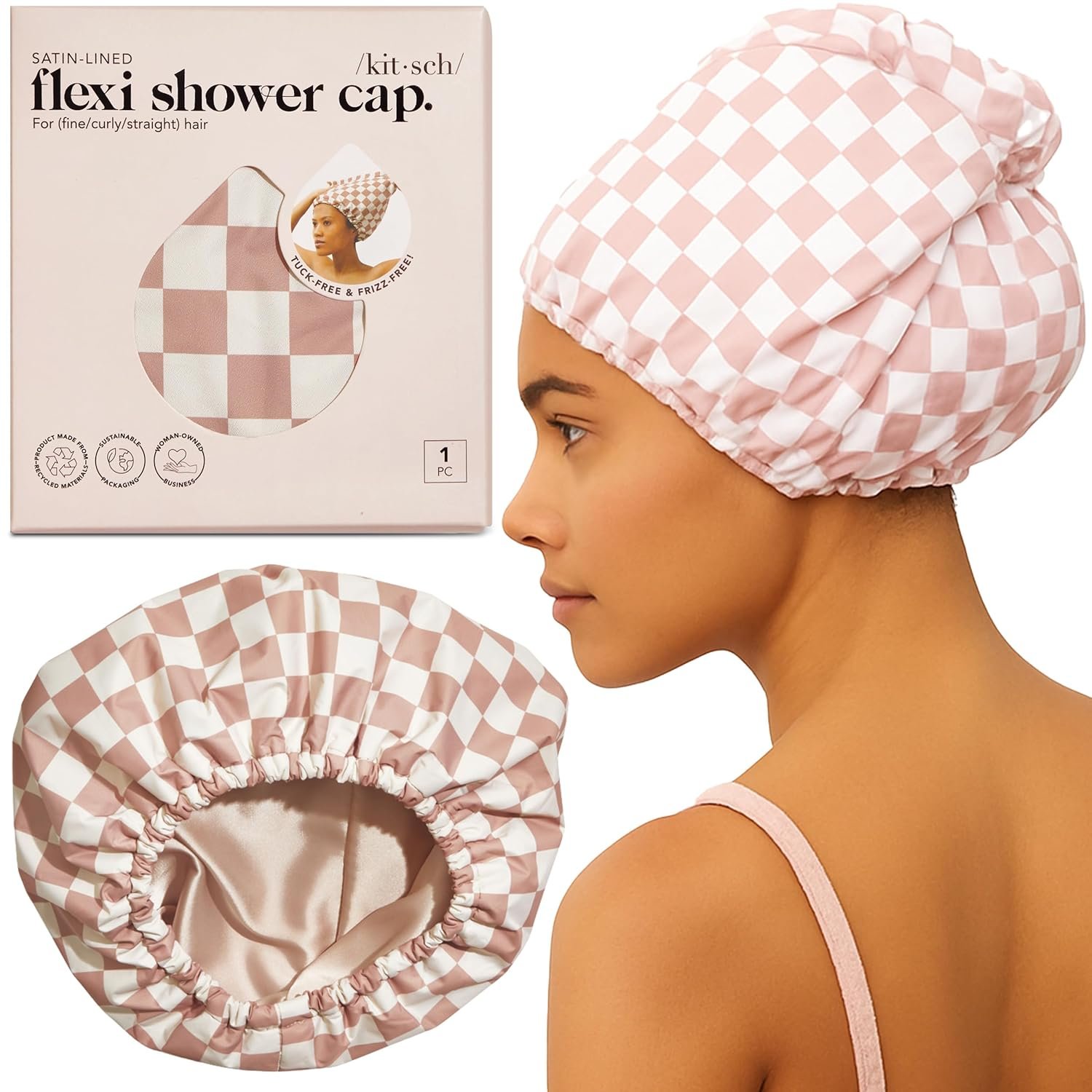 Kitsch Luxury Shower Caps: A Stylish Solution for Protecting Your Hair in the Shower