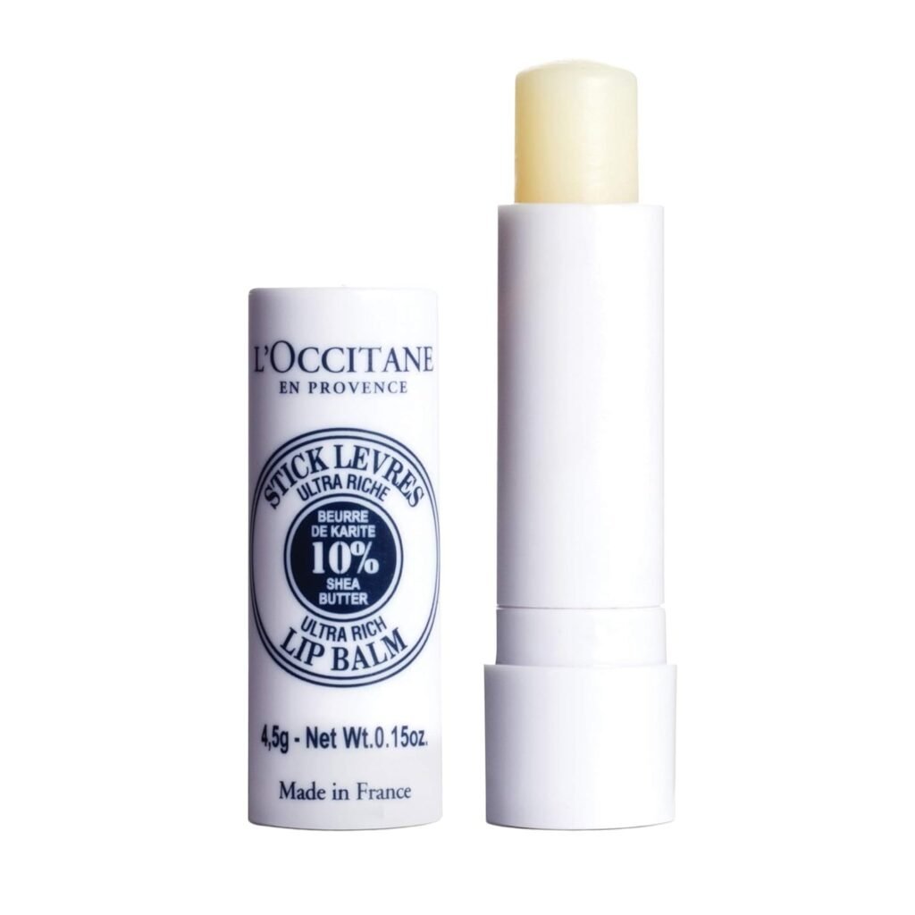 L'OCCITANE 10% Organic Shea Butter Ultra Rich Lip Balm Stick Review: Effective Moisturization for Dry Lips