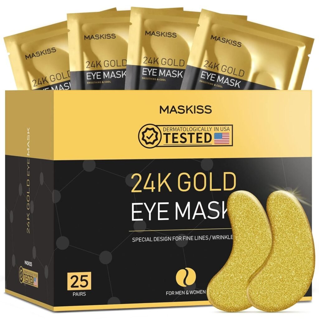 Review of 24k Gold Under Eye Patches: Effective Relief for Dark Circles and Puffiness