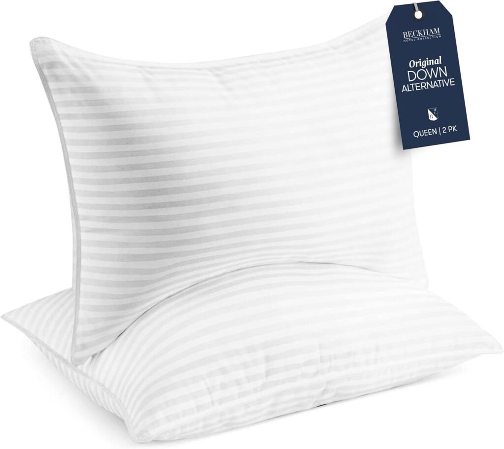 Review of the Beckham Hotel Collection Bed Pillows: Comfortable Down Alternative for All Sleep Positions