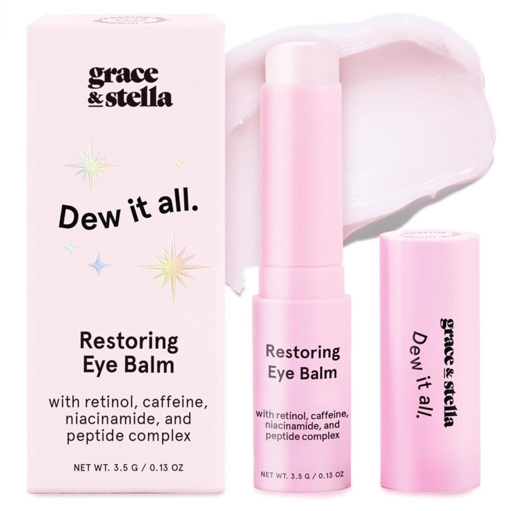 grace & stella Under Eye Brightener Balm Stick: A Comprehensive Review on Hydration and Dark Circle Reduction.