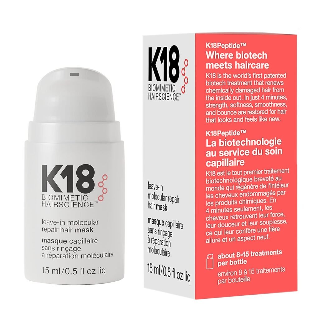 K18 Leave-In Molecular Repair Hair Mask: A Comprehensive Review of Its Efficacy for Damaged Hair